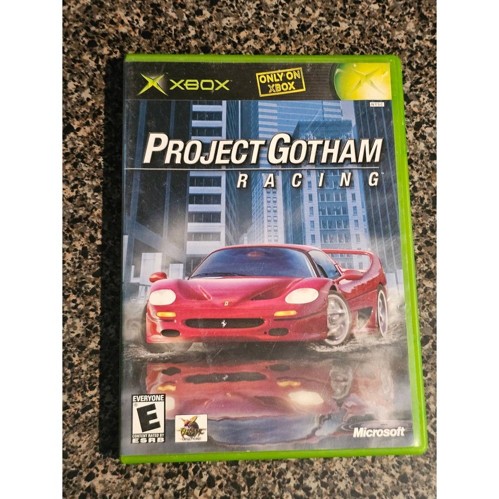 Project Gotham Racing Microsoft Xbox 2001 Original CIB Ferrari Porsche Racing
